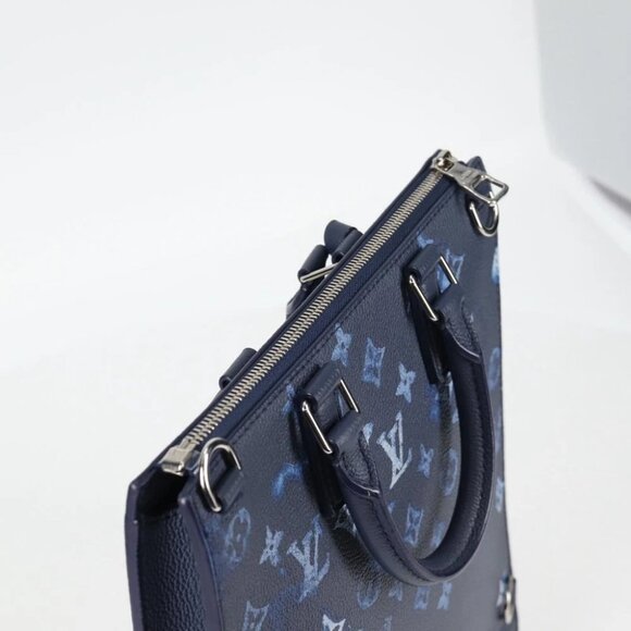 LOUIS VUITTON Water Color Sac Plat messenger Bag Blue M57843 LV Auth - Picture 9 of 15